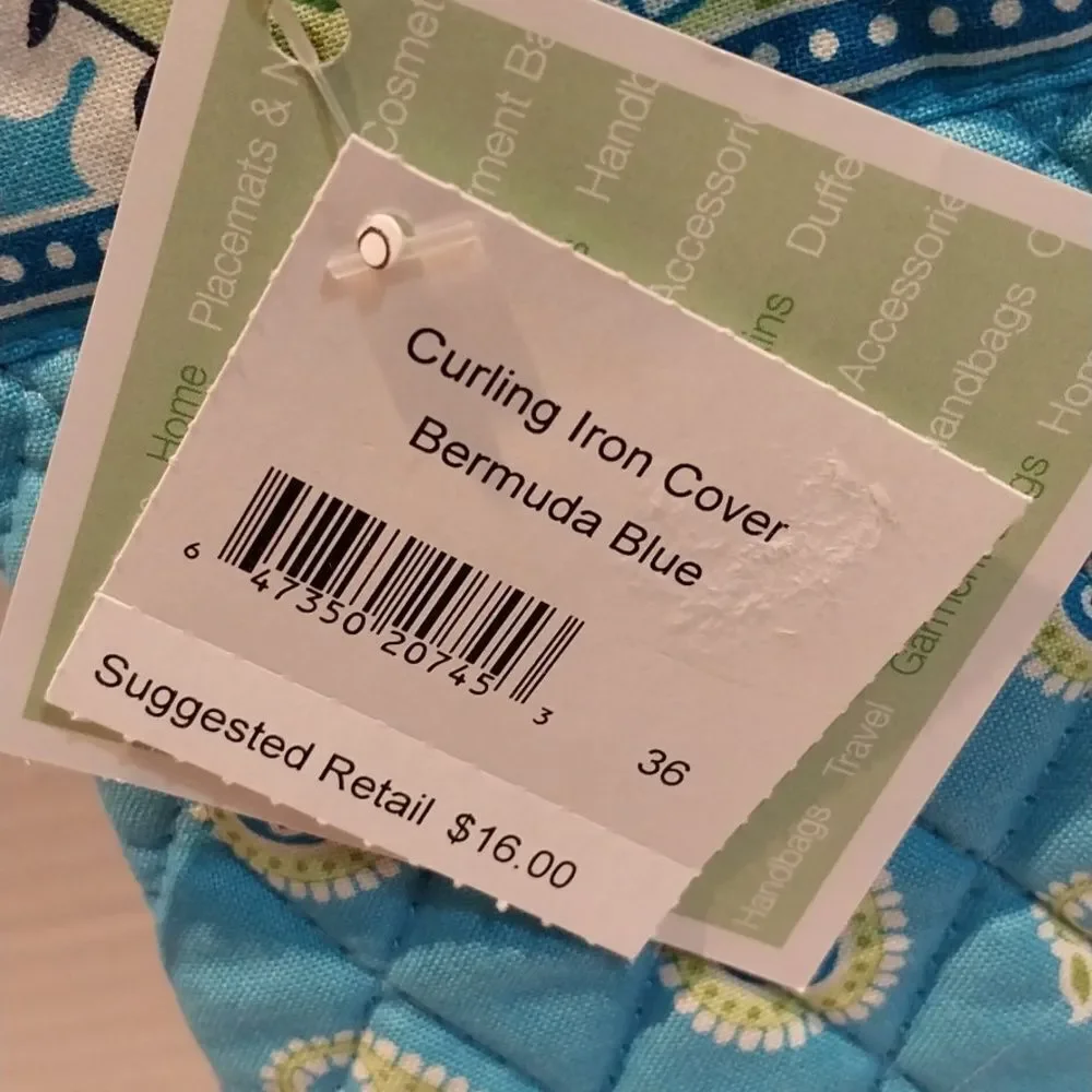 Vera Bradley Curling Iron Cover...NEW